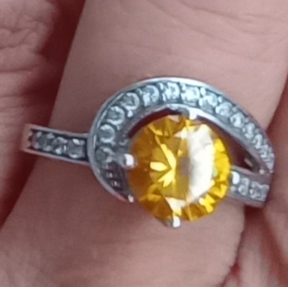 Jewelry Simulated Yellow Diamond Poshmark
